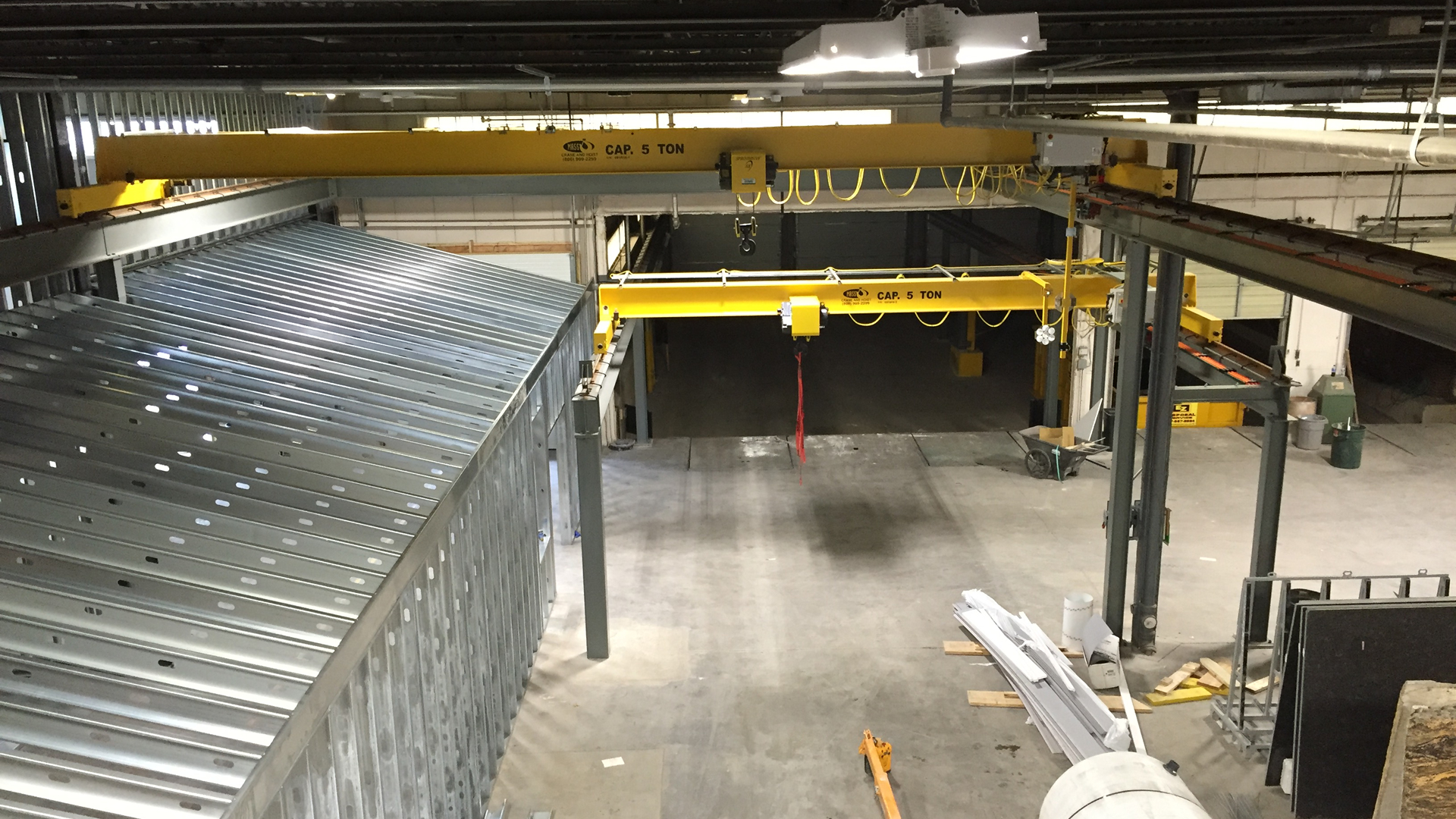 Mass Crane and Hoist Mass Crane completes overlapping dual 5 ton